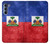 W3022 Haiti Flag Hard Case and Leather Flip Case For Motorola Edge S30