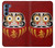 W3023 Japan Good Luck Daruma Doll Hard Case and Leather Flip Case For Motorola Edge S30