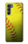 W3031 Yellow Softball Ball Hard Case and Leather Flip Case For Motorola Edge S30