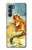 W3184 Little Mermaid Painting Hard Case and Leather Flip Case For Motorola Edge S30