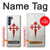 W3200 Order of Santiago Cross of Saint James Hard Case and Leather Flip Case For Motorola Edge S30