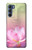 W3511 Lotus flower Buddhism Hard Case and Leather Flip Case For Motorola Edge S30