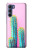 W3673 Cactus Hard Case and Leather Flip Case For Motorola Edge S30