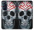 W0223 Vampire Skull Tattoo Hard Case and Leather Flip Case For Motorola Edge X30