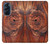 W0603 Wood Graphic Printed Hard Case and Leather Flip Case For Motorola Edge X30