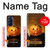 W1083 Pumpkin Spider Candles Halloween Hard Case and Leather Flip Case For Motorola Edge X30