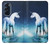 W1130 Unicorn Horse Hard Case and Leather Flip Case For Motorola Edge X30