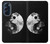 W1372 Moon Yin-Yang Hard Case and Leather Flip Case For Motorola Edge X30