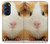 W1619 Cute Guinea Pig Hard Case and Leather Flip Case For Motorola Edge X30