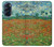 W2681 Field Of Poppies Vincent Van Gogh Hard Case and Leather Flip Case For Motorola Edge X30