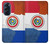 W3017 Paraguay Flag Hard Case and Leather Flip Case For Motorola Edge X30