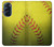 W3031 Yellow Softball Ball Hard Case and Leather Flip Case For Motorola Edge X30