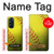 W3031 Yellow Softball Ball Hard Case and Leather Flip Case For Motorola Edge X30