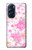 W3036 Pink Sweet Flower Flora Hard Case and Leather Flip Case For Motorola Edge X30