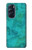 W3147 Aqua Marble Stone Hard Case and Leather Flip Case For Motorola Edge X30