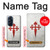 W3200 Order of Santiago Cross of Saint James Hard Case and Leather Flip Case For Motorola Edge X30