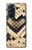 W3417 Diamond Rattle Snake Graphic Print Hard Case and Leather Flip Case For Motorola Edge X30