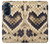 W3417 Diamond Rattle Snake Graphic Print Hard Case and Leather Flip Case For Motorola Edge X30