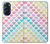 W3499 Colorful Heart Pattern Hard Case and Leather Flip Case For Motorola Edge X30