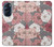 W3716 Rose Floral Pattern Hard Case and Leather Flip Case For Motorola Edge X30