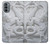 W0386 Dragon Carving Hard Case and Leather Flip Case For Motorola Moto G31