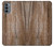 W0599 Wood Graphic Printed Hard Case and Leather Flip Case For Motorola Moto G31