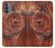 W0603 Wood Graphic Printed Hard Case and Leather Flip Case For Motorola Moto G31