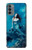 W0899 Mermaid Hard Case and Leather Flip Case For Motorola Moto G31