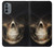 W1107 Skull Face Grim Reaper Hard Case and Leather Flip Case For Motorola Moto G31