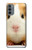 W1619 Cute Guinea Pig Hard Case and Leather Flip Case For Motorola Moto G31