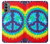 W1870 Tie Dye Peace Hard Case and Leather Flip Case For Motorola Moto G31