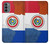 W3017 Paraguay Flag Hard Case and Leather Flip Case For Motorola Moto G31