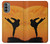 W3024 Kung Fu Karate Fighter Hard Case and Leather Flip Case For Motorola Moto G31