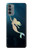 W3250 Mermaid Undersea Hard Case and Leather Flip Case For Motorola Moto G31