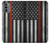 W3472 Firefighter Thin Red Line Flag Hard Case and Leather Flip Case For Motorola Moto G31