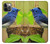 W3839 Bluebird of Happiness Blue Bird Hard Case and Leather Flip Case For iPhone 12, iPhone 12 Pro