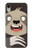 W3855 Sloth Face Cartoon Hard Case and Leather Flip Case For iPhone XR