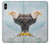 W3843 Bald Eagle On Ice Hard Case and Leather Flip Case For iPhone XS Max