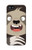 W3855 Sloth Face Cartoon Hard Case and Leather Flip Case For iPhone 5 5S SE