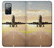 W3837 Airplane Take off Sunrise Hard Case and Leather Flip Case For Samsung Galaxy S20 FE