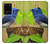 W3839 Bluebird of Happiness Blue Bird Hard Case and Leather Flip Case For Samsung Galaxy S20 Plus, Galaxy S20+