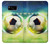 W3844 Glowing Football Soccer Ball Hard Case and Leather Flip Case For Samsung Galaxy S8