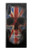 W3848 United Kingdom Flag Skull Hard Case and Leather Flip Case For Samsung Galaxy Note 10