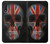 W3848 United Kingdom Flag Skull Hard Case and Leather Flip Case For Samsung Galaxy A01