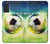 W3844 Glowing Football Soccer Ball Hard Case and Leather Flip Case For Samsung Galaxy A51