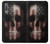 W3850 American Flag Skull Hard Case and Leather Flip Case For Samsung Galaxy A7 (2018)