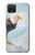 W3843 Bald Eagle On Ice Hard Case and Leather Flip Case For Google Pixel 4