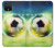 W3844 Glowing Football Soccer Ball Hard Case and Leather Flip Case For Google Pixel 4