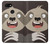 W3855 Sloth Face Cartoon Hard Case and Leather Flip Case For Google Pixel 3