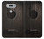 W3834 Old Woods Black Guitar Hard Case and Leather Flip Case For LG V20